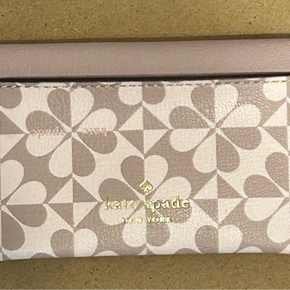 Kate Spade Pink Key and Card Holder with Metallic Finish - Picture 4 of 4